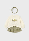 Conjunto Falda Con Diadema Laurel Bebe Niña Mayoral M2924 MAYORAL