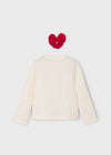 Blusa M/L Con Coletero Mac-Rojo Niña Mayoral M4008 MAYORAL