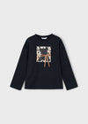 Blusa M/L Negro Niña Mayoral M4010 MAYORAL