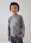 Playera M/L Glow In The Dark Gris Niño Mayoral M4088