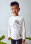 Playera M/L Embossed Nata Niño Mayoral M4089