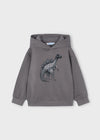 Sudadera Print Relieve Gris Niño Mayoral M4407 MAYORAL