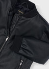Chamarra Polipiel Negro Niño Mayoral M4413 MAYORAL