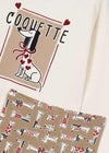 Conjunto Leggings Estampado Camel-Rojo Niña Mayoral M4719 MAYORAL