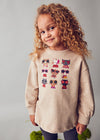 Conjunto Sudadera Con Leggings Canalados Plomo Niña Mayoral M4722 MAYORAL