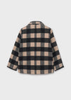 Abrigo Jacquard Cuadros Junior Niña Mayoral M7431 MAYORAL
