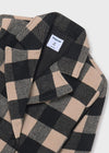 Abrigo Jacquard Cuadros Junior Niña Mayoral M7431 MAYORAL