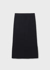 Falda Midi Tejido Negro Junior Niña Mayoral M7904 MAYORAL