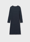 Vestido Midi Rayas Petroleo Junior Niña Mayoral M7915 MAYORAL