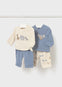 Conjunto Punto 4 Piezas Blue Bell Bebe Niño Mayoral M2621