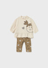 Conjunto Leggings 4 Piezas Camel Bebe Niña Mayoral M2710 MAYORAL