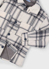 Sobrecamisa Cuadros Gris Niño Mayoral M4123 MAYORAL