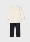 Conjunto Sudadera Con Leggings Negro Niña Mayoral M4727 MAYORAL