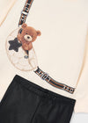 Conjunto Sudadera Con Leggings Negro Niña Mayoral M4727 MAYORAL