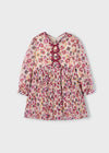 Vestido Plisado Estampado Cereza Niña Mayoral M4917 MAYORAL