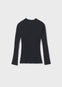 Blusa Cuello Alto Tejido Negro Junior Niña Mayoral M7015
