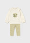 Conjunto Leggings Con Sudadera Olivo Bebe Niña Mayoral M2741