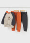 Conjunto De Pants Combinado 2 Pantalones Naranja Bebe Niño Mayoral M2835