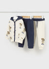 Conjunto Pants Estampado 3 Piezas Azul Bebe Niño Mayoral M2836 MAYORAL