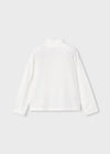 Blusa Cuello Alto Hueso Niña Mayoral M145 MAYORAL