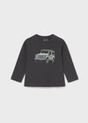 Playera M/L Coche Gris Bebe Niño Mayoral M2066 MAYORAL