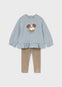 Conjunto Leggings Con Sudadera Camel Bebe Niña Mayoral M2738
