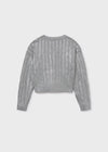 Sueter Tejido Gris Junior Niña Mayoral M7309 MAYORAL