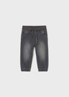 Pantalon Soft Denim Jogger Gris Oscur Bebe Niño Mayoral M2508 MAYORAL