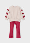 Conjunto Leggings Y Sudadera Cereza Niña Mayoral M4725 MAYORAL