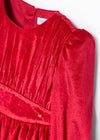 Vestido Tercioapelado Glitter Rojo Niña Abelylula M5528 ABEL Y LULA