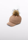 Gorra Tejido Camel Niña Abelylula M5965 ABEL Y LULA