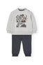 Conjunto De Pants Felpa Crudo Gris De Niño -Bci Boboli M312129