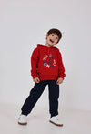 Conjunto De Pants Felpa Rojo De Niño -Bci Boboli T18M M322085 BOBOLI