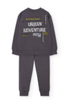 Pants Felpa Gris Niño -Bci Bobol T2 M512211 BOBOLI