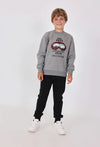 Conjunto De Pants Felpa Gris Niño -Bci Boboli T2 M532145 BOBOLI