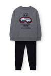 Conjunto De Pants Felpa Gris Niño -Bci Boboli T2 M532145 BOBOLI