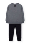 Conjunto De Pants Felpa Gris Niño -Bci Boboli T2 M532145 BOBOLI