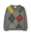 Sueter Tejido Rombos Gris Niño -Bci Bobolit6 M732002 BOBOLI