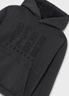 Sudadera Bordado Negro Junior Niño Mayoral M7402 MAYORAL