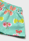 Pantalon Corto Punto Estampad Turquesa Mayoral M1204 MAYORAL