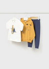 Conjunto Pants Con Playera Interactiva Peach Bebe Niño Mayoral M1833 MAYORAL