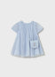 Vestido Tul Con Bolso Cielo Bebe Niña Mayoral M1917