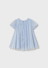 Vestido Tul Con Bolso Cielo Bebe Niña Mayoral M1917 MAYORAL