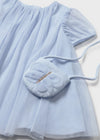 Vestido Tul Con Bolso Cielo Bebe Niña Mayoral M1917 MAYORAL