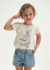 Blusa M/C Botas Salmon Niña Mayoral M3007 MAYORAL