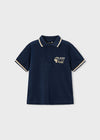 Polo M/C Print Futbol Marino Niño Mayoral M3108 MAYORAL