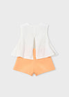 Conjunto Short Y Blusa Calabaza Niña Mayoral M3228 MAYORAL