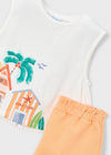 Conjunto Short Y Blusa Calabaza Niña Mayoral M3228 MAYORAL