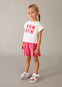 Conjunto Blusa Y Short Felpa Flame Amapola Niña Mayoral M3234