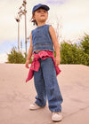 Pantalon Denim Fluido Oscuro Niña Mayoral M3590 MAYORAL